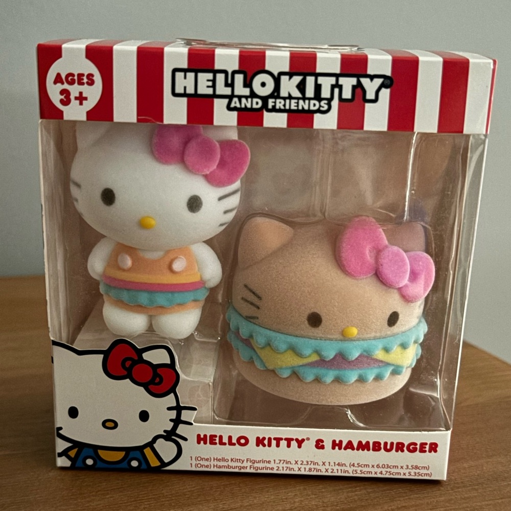 Hello Kitty and Hamburger Figures